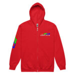 Unisex heavy zip hoodie